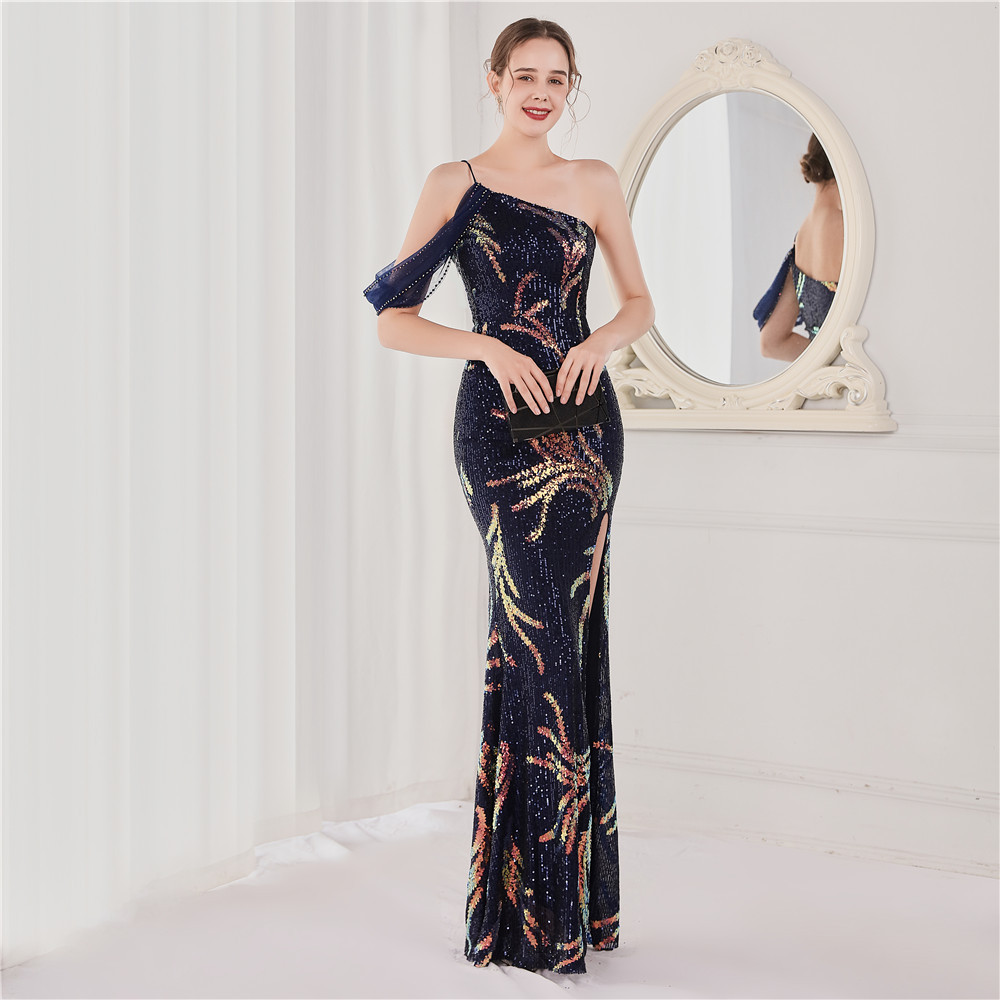 D9413 1580K VÁY ĐẦM LIỀN THÂN DỰ TIỆC NỮ YIEOUBA SEXY GỢI CẢM SEXY THỜI TRANG NỮ G04 SẢN PHẨM MỚI