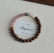 四时序新中式文艺复古原创简约手串檀木设计紫檀做旧情侣百搭