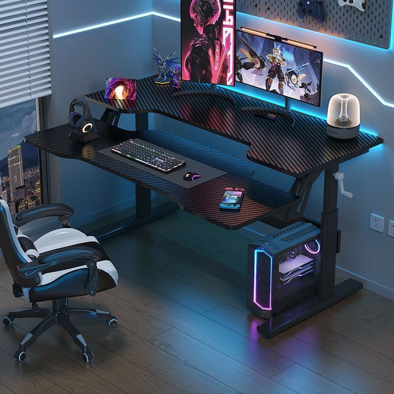 Computer Desk Home Desktop Electric Lift Desk Bedroom New Office Desk E-Sports Smart Game Competition Table