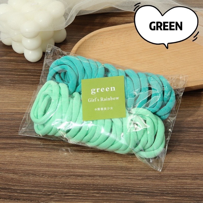 Anillo de cabello desechable correa de goma niñas no lastimar cabello pequeño viento fragante duradero delgado engrosar la cuerda de cabello anillo de cabello bolsa de adornamiento para el cabello