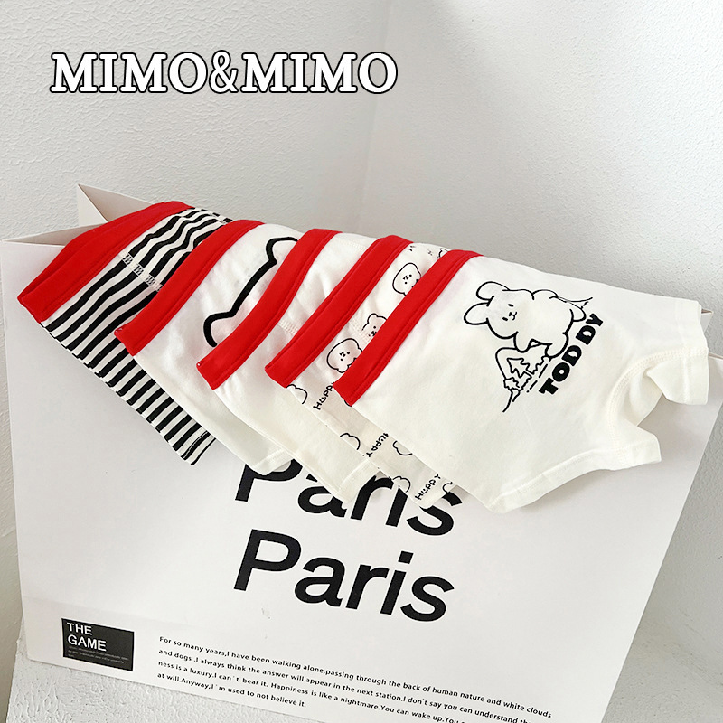 Mimo Pure Cotton Class a Children's Underwear Antibacterial Breathable Boys' Cute Cartoon Boxer Briefs Wholesale Export 371 Mimo Pure Cotton Class a Children's Underwear Antibacterial Breathable Boys' Cute Cartoon Boxer Briefs Wholesale Export 371