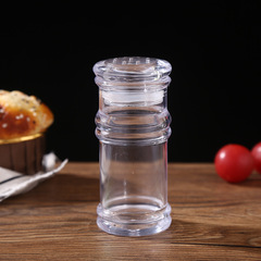 Home Acrylic Condiment Bottle Vinegar Pot Transparent Chili Salt Pepper Jar Restaurant Hotel Soy Sauce Vinegar Bottle Plastic