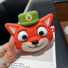 疯狂动物成尼克airpods4保护套适用苹果airpodspro2代卡通硅胶壳