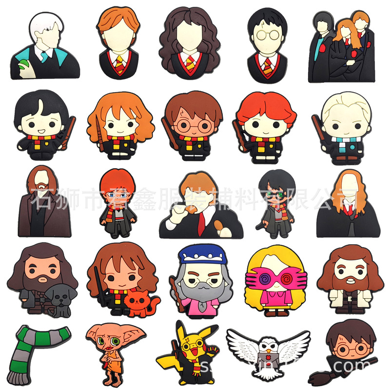 Harry Potter Cave Shoes Shoe Buckle Decorative Buckle Amazon Cross-border Shoe Flower Combination Set Magician Magic