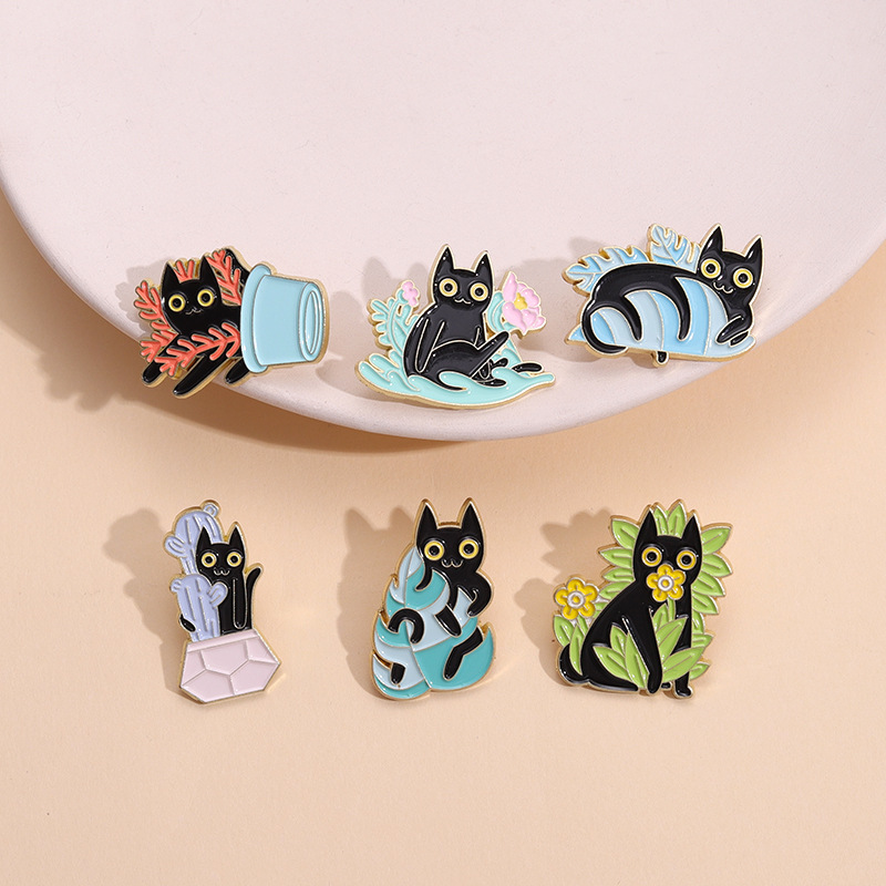 9g Weight Brooches Classification Holiday, Daily Occasion Alloy Material Animal Pattern Unisex Gender Stoving Varnish Design Cute Style Cute Pin Animal Alloy Stoving Varnish Unisex Brooches 7