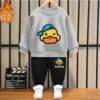 Children's set for boys, clothing, warm sweatshirt girl's, wholesale, Korean style, children's clothing