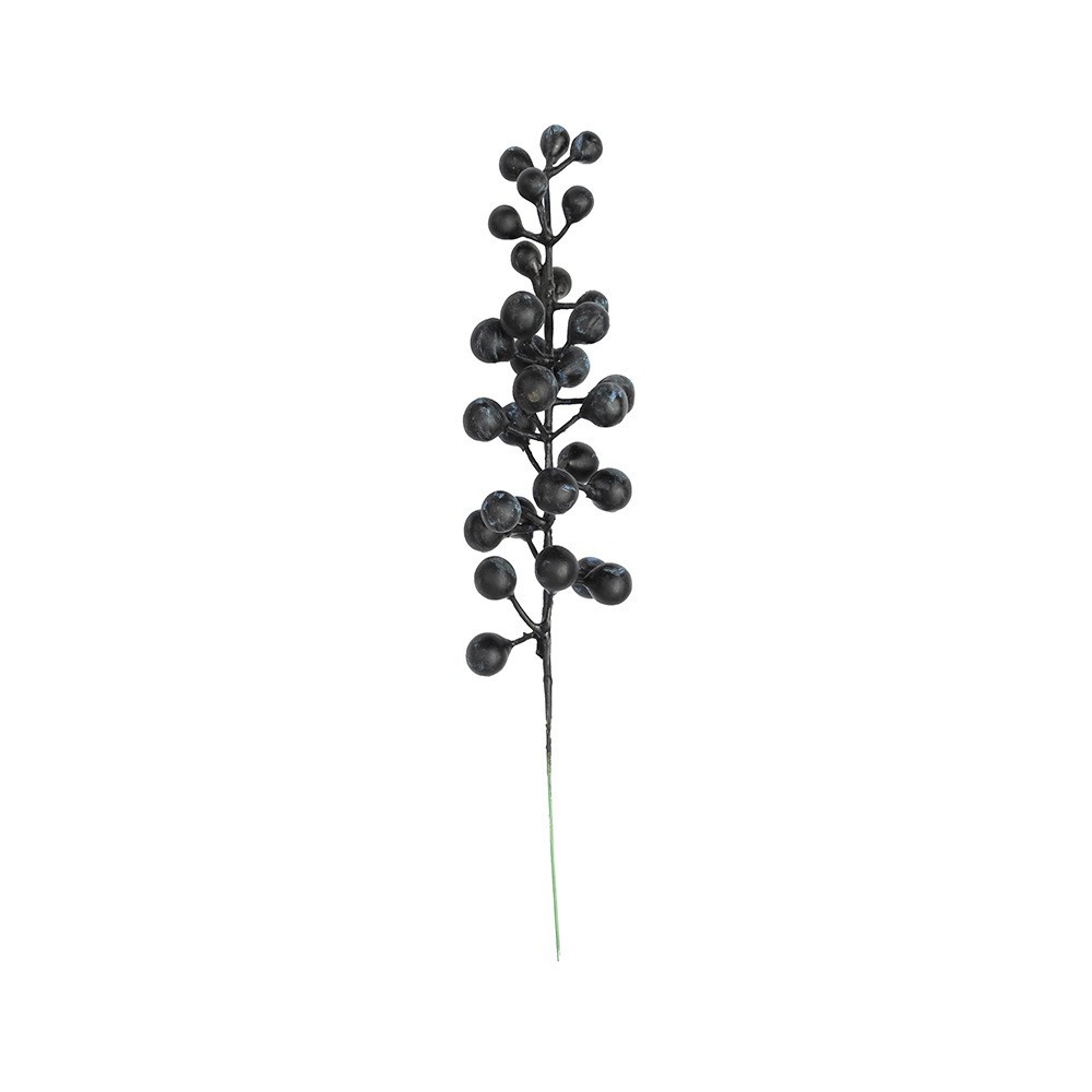 Productos transfronterizos de simulación de bayas de una sola horquilla 30 bolas de frutas ricas cadena de flores hechas a mano accesorios de flores de decoración navideña proveedor de origen image 6