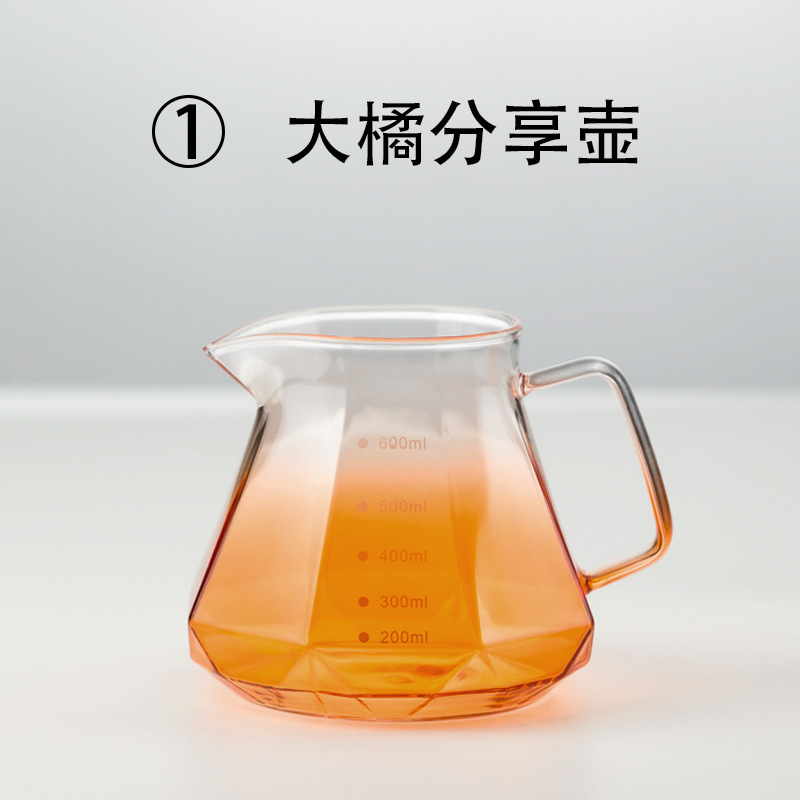 手淹れコーヒーフィルターカップ V60 スパイラルフィルターシリコンウォールナットホルダー取り外し可能なカップホルダーガラスドリップ漏斗|undefined