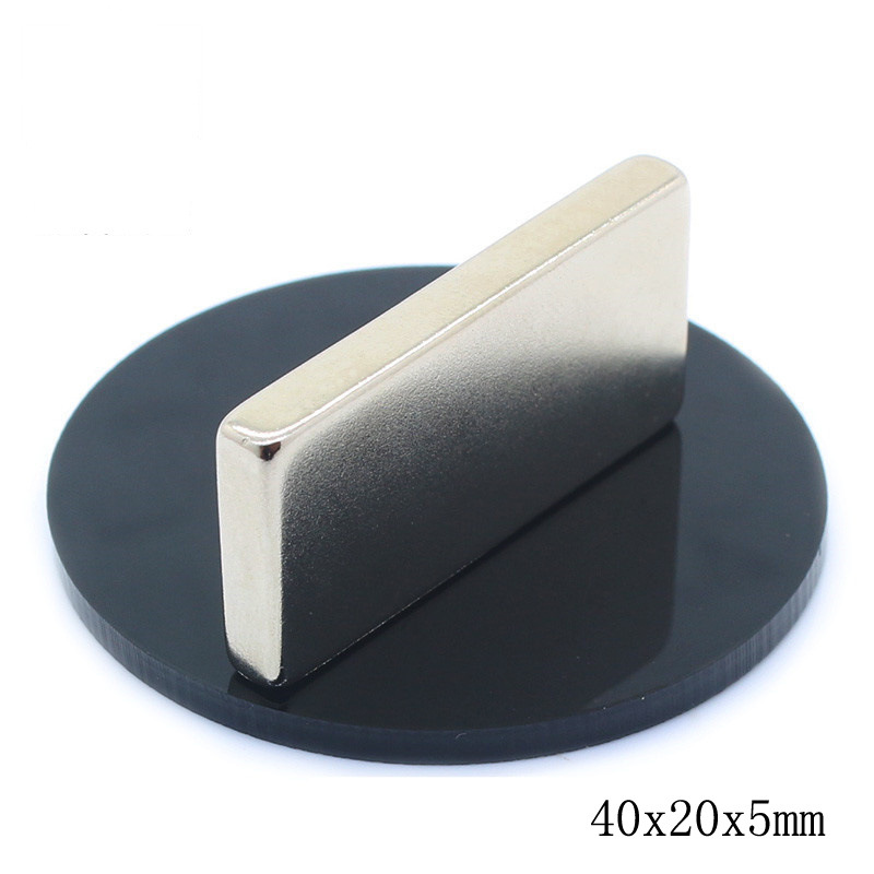 40x20x5mm长方形强力磁铁强磁长40宽20厚5吸铁石磁钢教学广告磁石