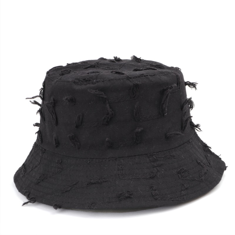 Solid Color Pattern Unisex Sweet Simple Style Solid Color Tassel Wide Eaves Bucket Hat