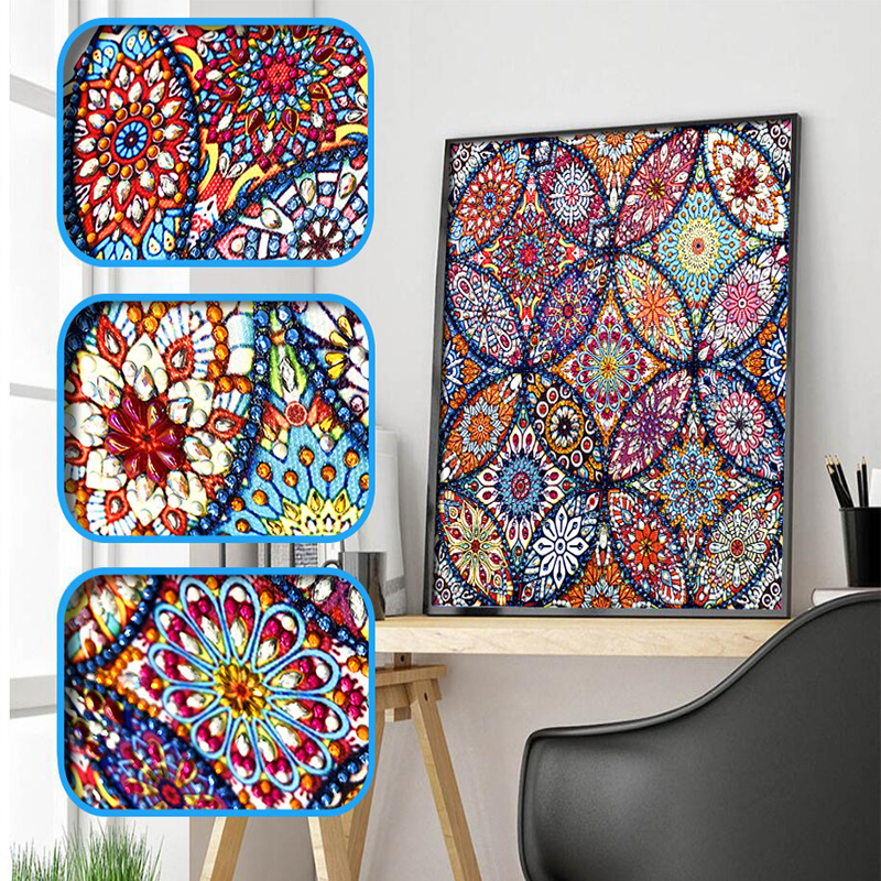 Amazonas transfronterizas pintura de diamantes diy pintura de mampostería de diamantes de forma extraña pintura de decoración de la sala de estar pintura de decoración de la sala de estar