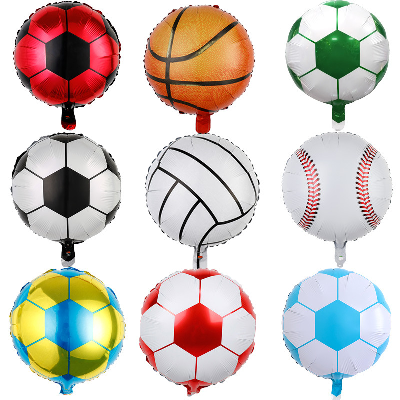 10g Weight Balloons Event & Party Supplies Party Occasion Children's Day Birthday Basketball Football Aluminum Film Party Balloons