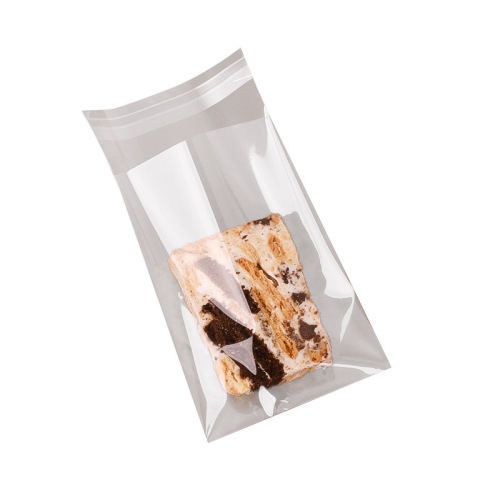 OPP transparent self-adhesive bag, matte semi-transparent cookie bag, nougat candy bag, pastry baking packaging food bag
