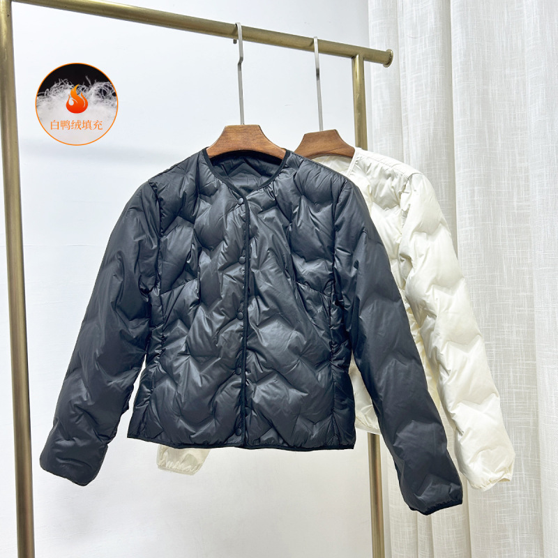 Xinge 2025 New Winter down Jacket Vest for Women, Lightweight and Warm Inner Liner, Short Style, with 90% White Duck down