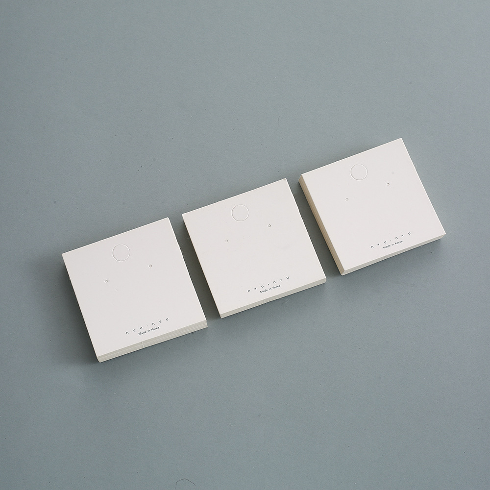 1 Piece Quantity Daily Occasion 1 Piece Paper Simple Style Daily Solid Color Jewelry Packaging Cards Jewelry Packaging Bags