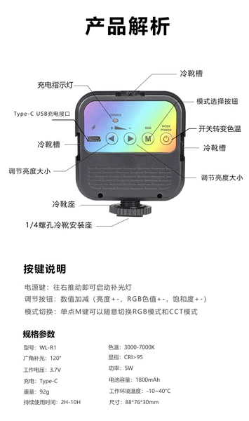 Separate pocket light