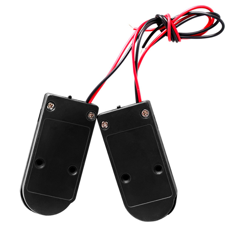 纽扣电池座 CR2032 LIR203 2两节 6V带线带盖 带开关 电池盒