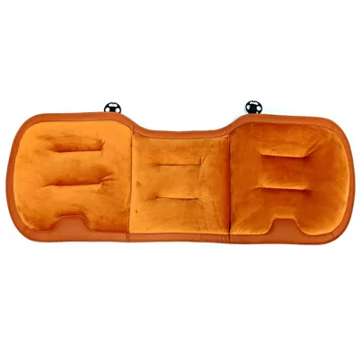 Universal seat cover Front and Rear Non-Slip Warm - rear-integrated-seat-cushion-emma-orange-general-car-model