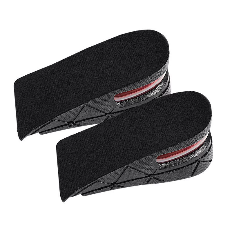 Стелька с внутренним усилением Съемная стелька для бега на воздушной подушке, невидимая повышающая двухслойная Регулируемая половина кармана на складе