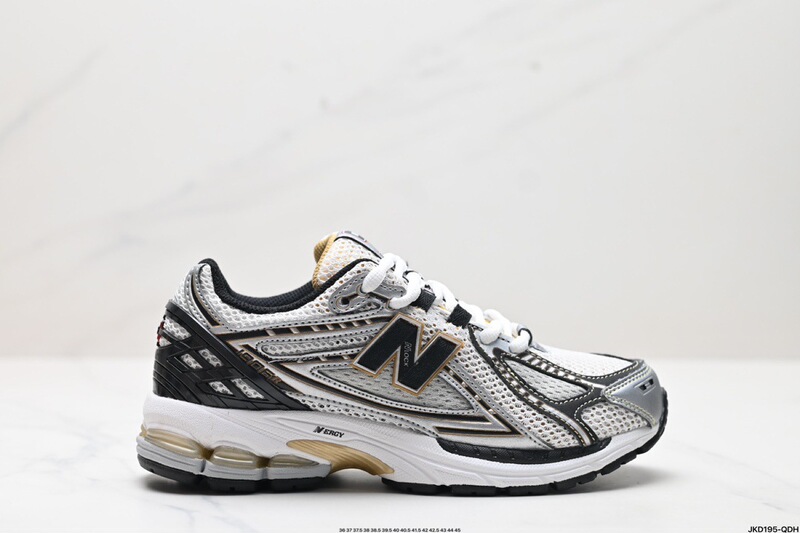 莆田靴ピュアオリジナル NB1906 液体シルバー全志賢同じスタイルの男性と女性のレトロカップルジョギングスポーツお父さん靴|undefined