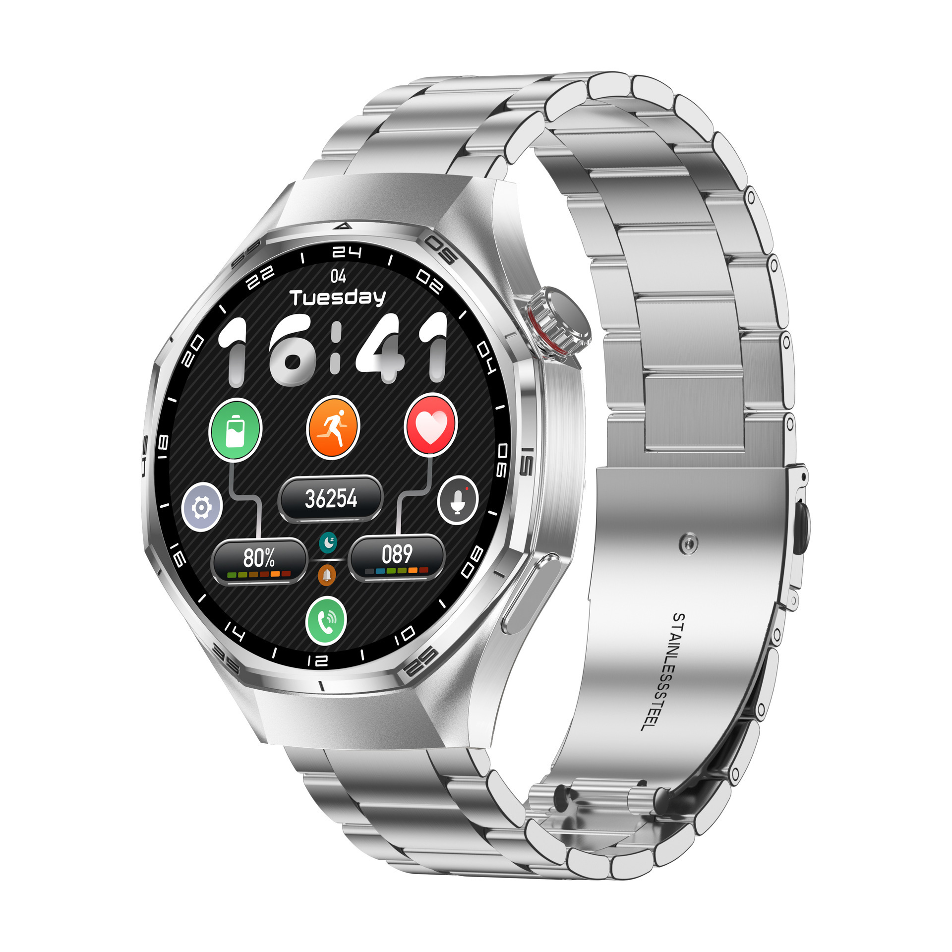 Watch6 Max Smartwatch Full Touchscreen Bluetooth Calling Heart Rate Blood Oxygen Monitoring Sedentary Reminders 1.5 Inch_voghion.com