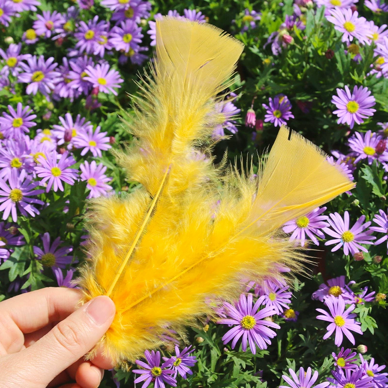 Заводская прямая продажа diy handmade перо плоский индюшинное перо крупная головка декоративная перо маска тканевые материалы