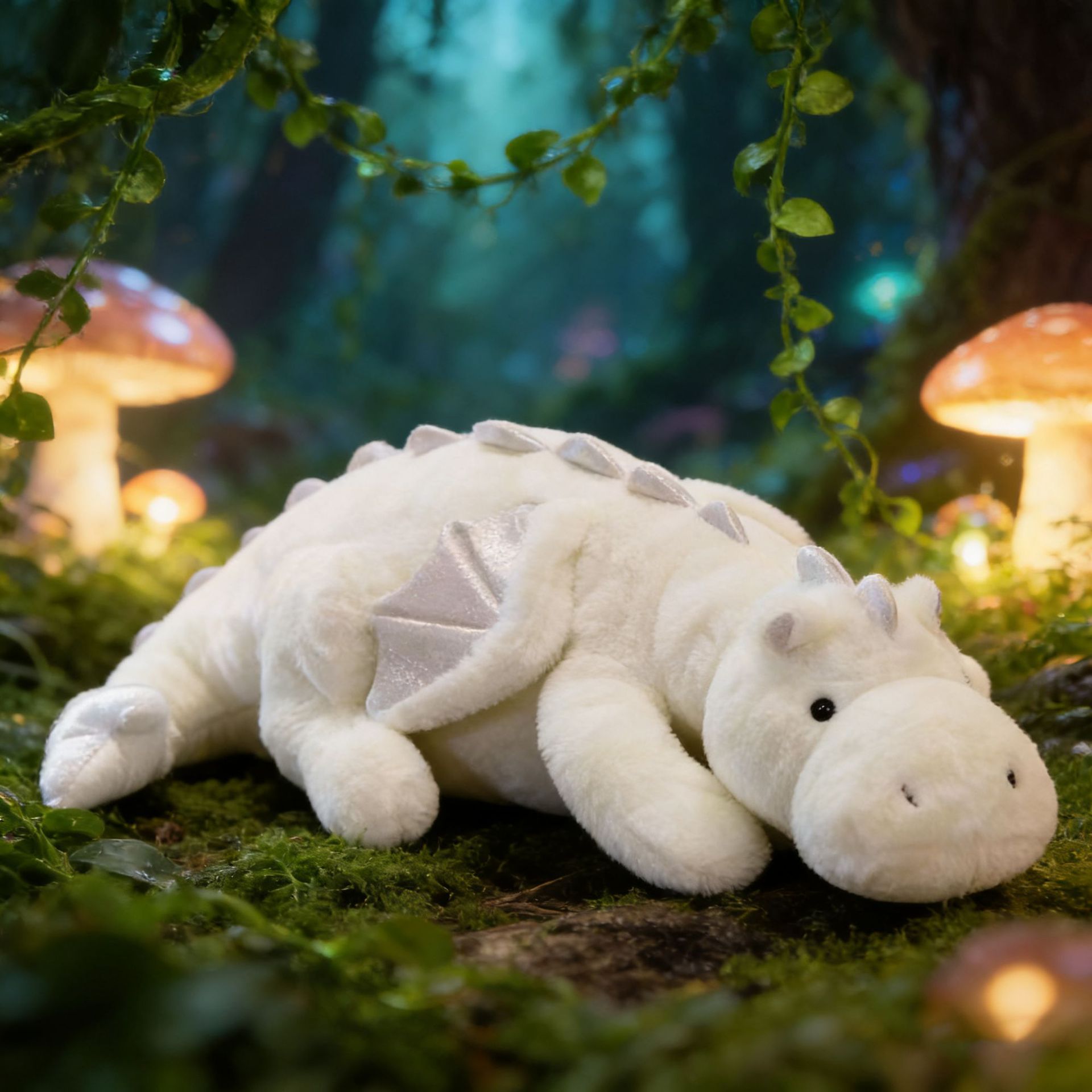 Lying Posture Small Flying Dragon Plush Toy Large Size Cute Soothing Doll Sleeping Pillow Cross-Border Doll Gift