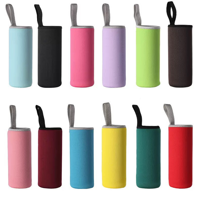 Customized thickened cup protector made of diving material, creative portable insulated cup cover for glass water cups Customized thickened cup protector made of diving material, creative portable insulated cup cover for glass water cups