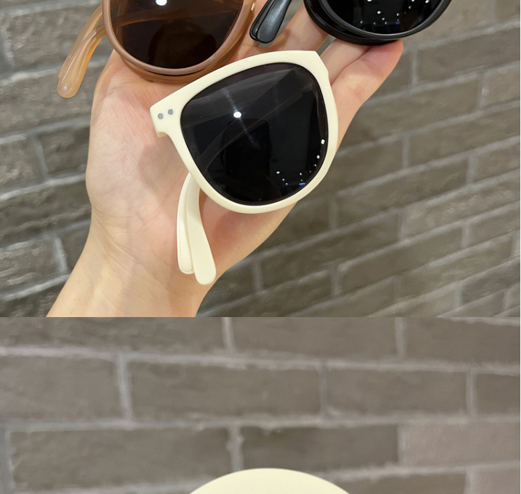 Ig Style Solid Color Pc Oval Frame Full Frame Kids Sunglasses display picture 8