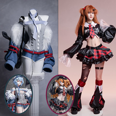 高品质】摇滚乐队cos明日香绫波丽cosplay手办同款动漫服