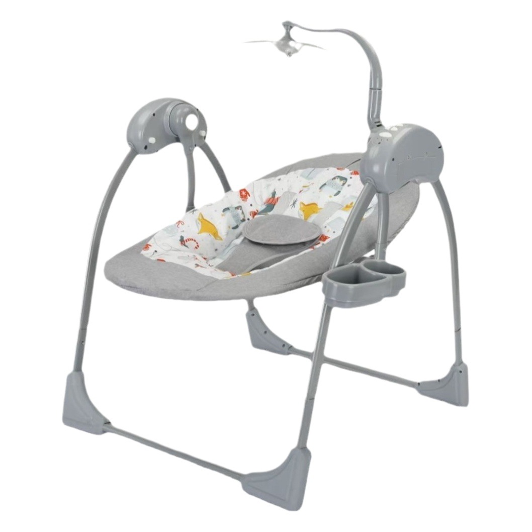 Cross-Border Baby Rocking Chair, Baby Sleep-Inducing Recliner, Newborn Electric Cradle, Soothing Chair, Factory Hot-Selling Swing Chair