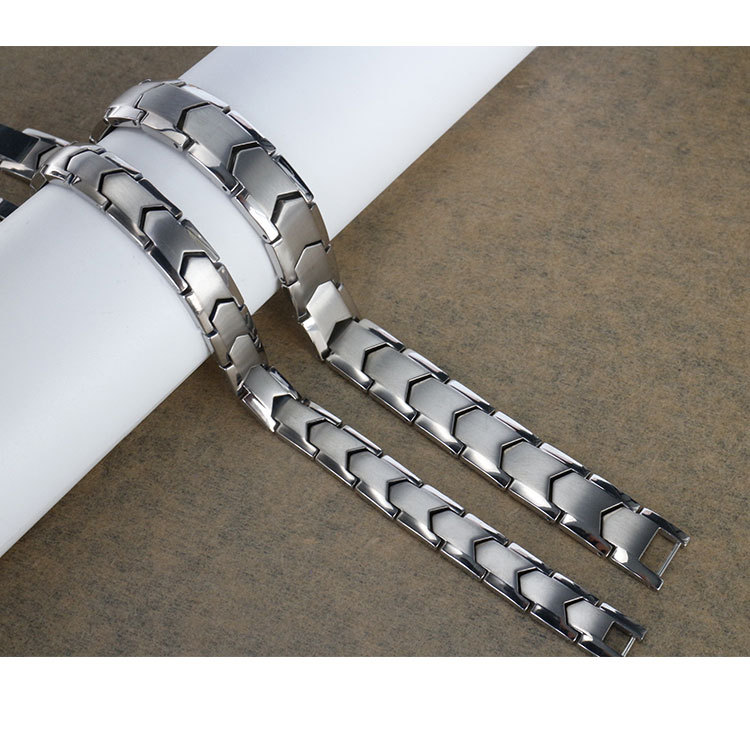 1 Piece Quantity Simple Style Classic Style Round Pure Titanium Bracelets In Bulk