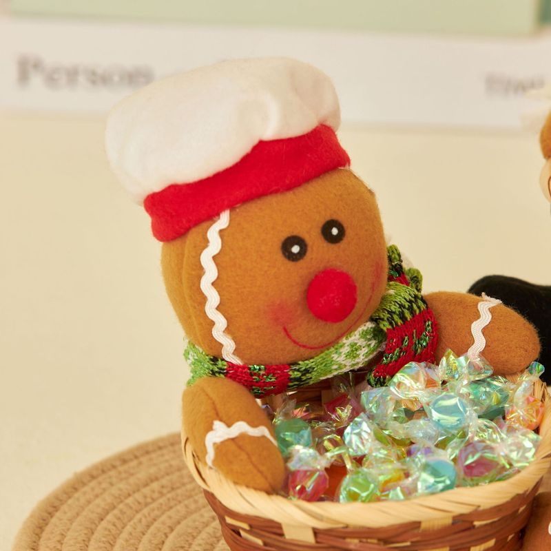 クリスマスの飾りのキャンデーのかごの小さいサイズの藤は果物のかごのクリスマスのデスクトップを編みます。|undefined