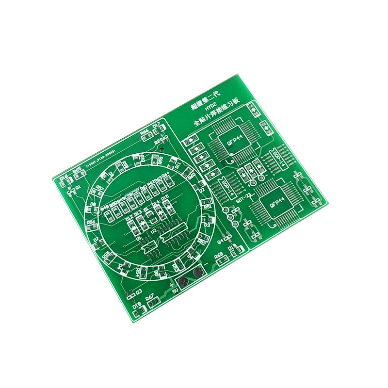 Full patch welding exercise board kit patch NE555+4017 turntable running flow lamp DIY skills training
