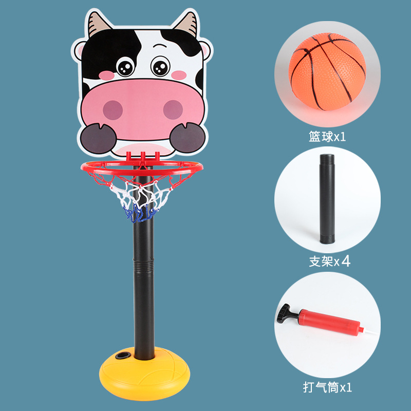 New Children's Cartoon Liftable Basketball Stand Indoor Outdoor Basketball Board Children's Sports Shooting Frame Toy