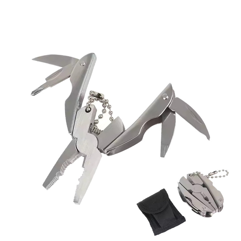 现货热销迷你钥匙扣可折叠钳子  圣甲虫乌龟钳批发