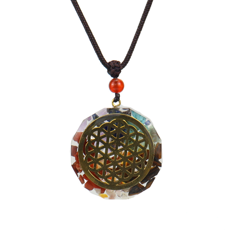 Retro Eye Crystal Handmade Pendant Necklace 1 Piece