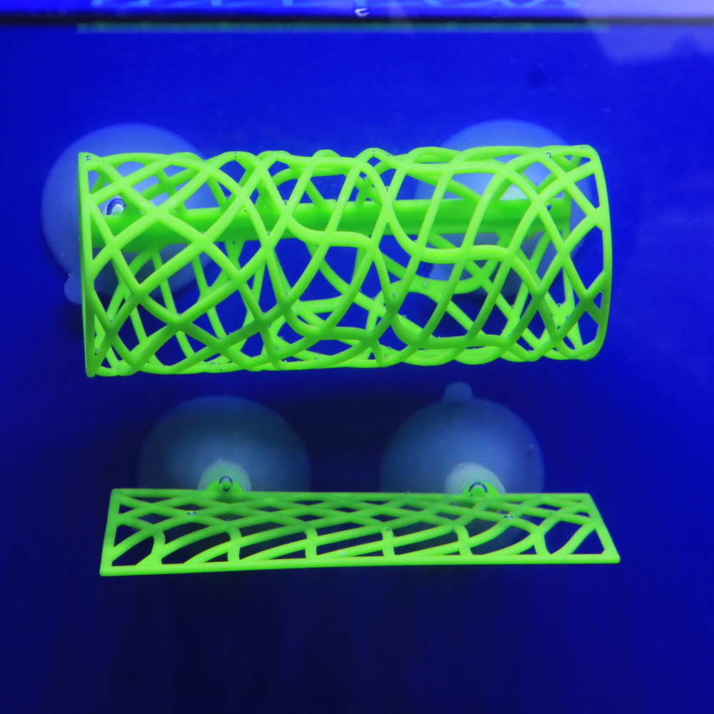 Suministro de acuario de comercio electrónico transfronterizo, peces de pelea, peces de descanso, peces pequeños, camarones, tubo de escondite, hojas de descanso de doble capa