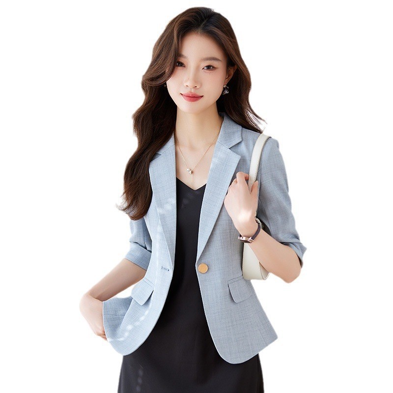 White summer elegant classic suit jacket for leisure