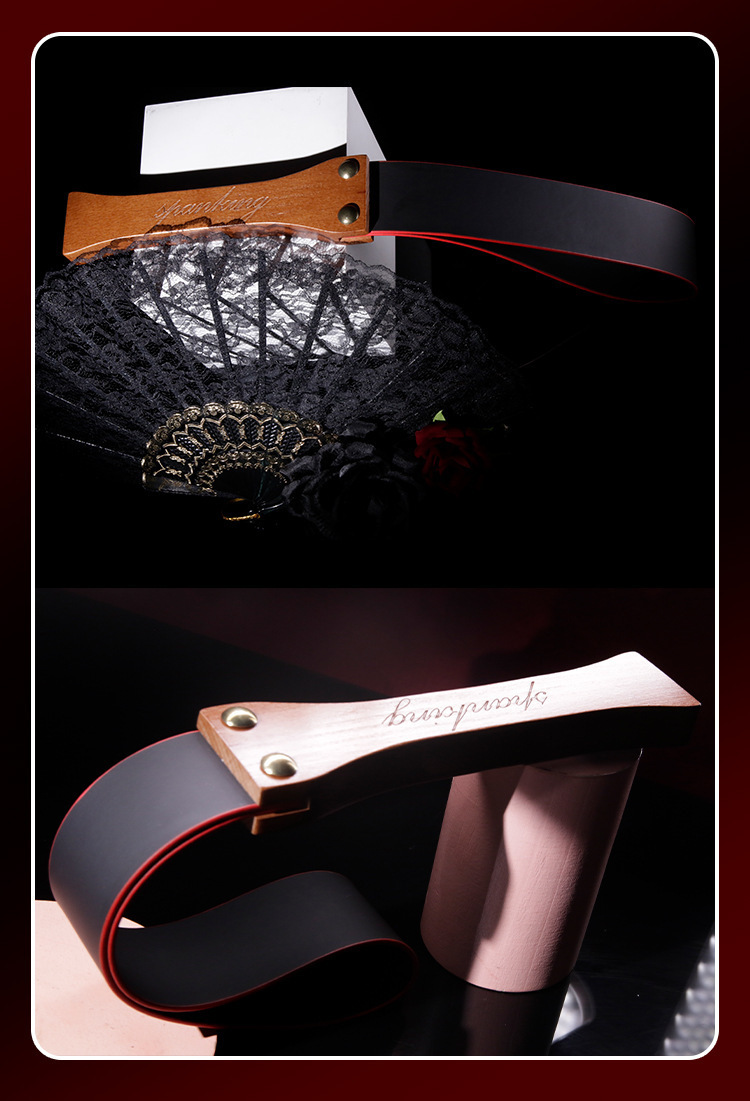 Adult Bondage & Sensory Kit with Leather Flogger, Hand Clamps and Anal Plug — detail image 14