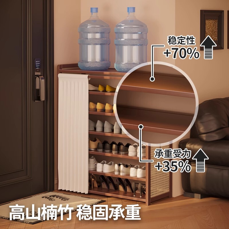 鞋架鞋柜家用鞋子门口多层特价遮挡收纳储物柜进门靠墙置物架|undefined