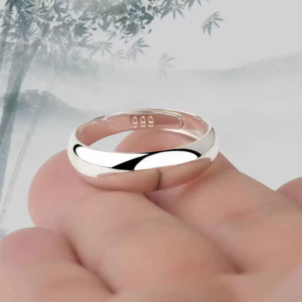 Высокая имитация гонконгских подлинных товаров позолоченное посеребренное Кольцо женское глянцевое кольцо с открытым ртом женское кольцо регулируемое серебряное кольцо