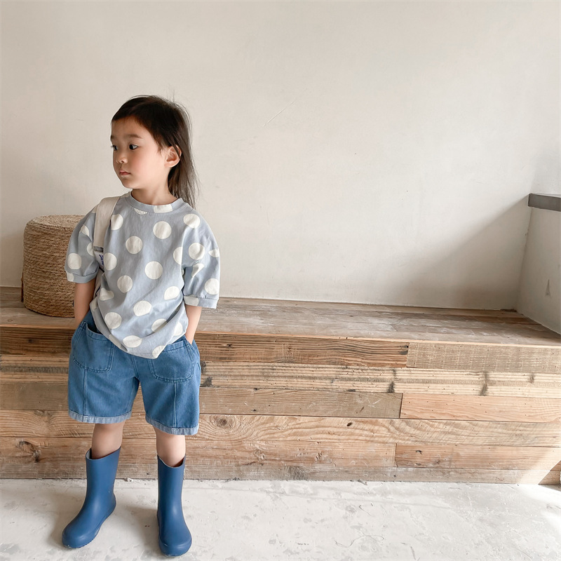 Title 10, Camiseta infantil de manga curta em algodão e c...