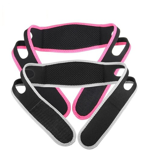 WhisperStop Snore Stopper Mouth Breathing Corrective Chin Strap for Sleep Apnea with Open Mouth Headband Face Slimming Band