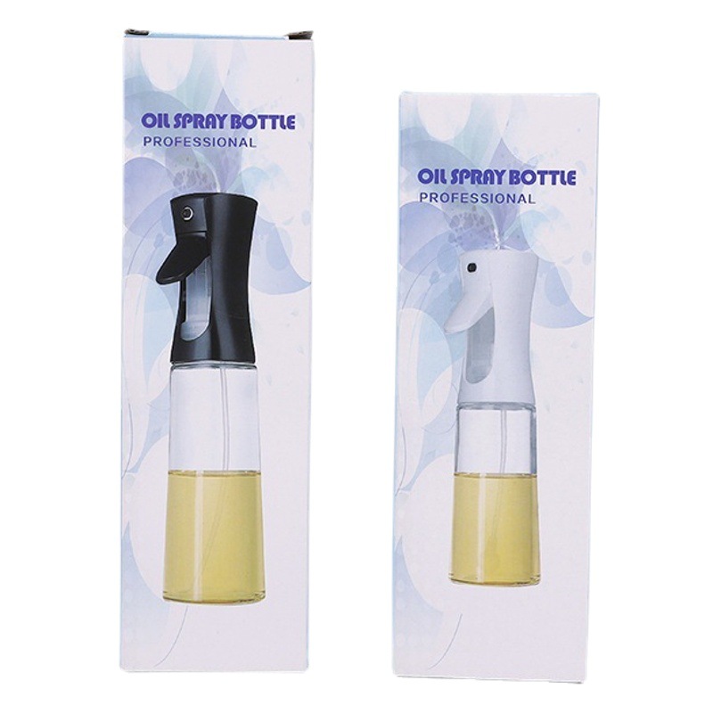 Al por mayor olla de spray de aceite 500ml botella de spray de cocina regadera botella de vidrio prensa aceite no colgante aceite transparente olla de aceite botella de spray de aceite