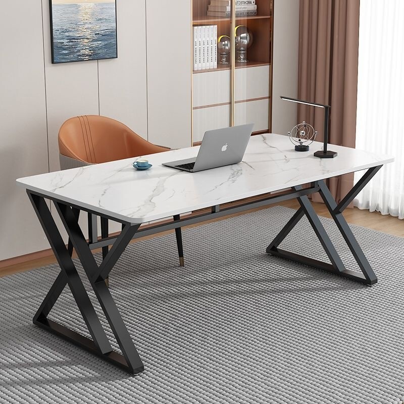 Slate Computer Desk, Home Dining Table, Light Luxury Study Table, Simple Desk and Chair Combination, Gaming E-Sports Table, Office Desk