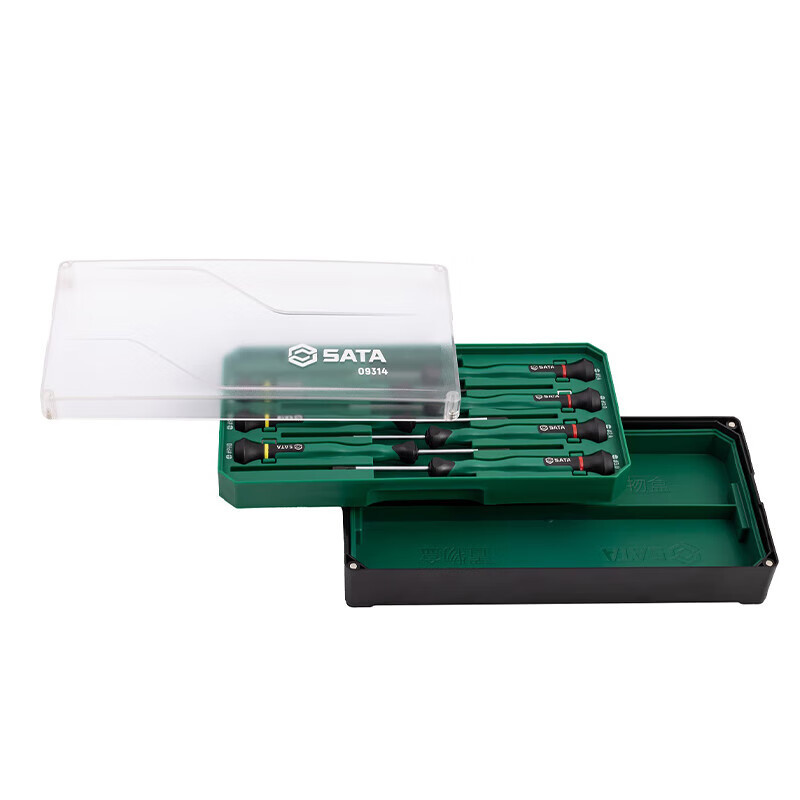 SATA 09316 9 piezas en una palabra, conjunto de micro tornillo cruzado