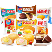 达利园软可可派夹心小面包营养早餐蛋糕点心解馋零食巧克力蛋黄派