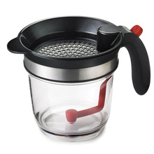 濾湯殘渣濾油器廚房湯油分離器 油湯分離隔油碗 多功能油壺
