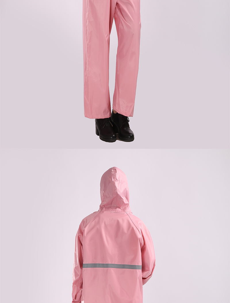 Zweiteiliger Damen-Regenmantel und Hose Vollschutz
